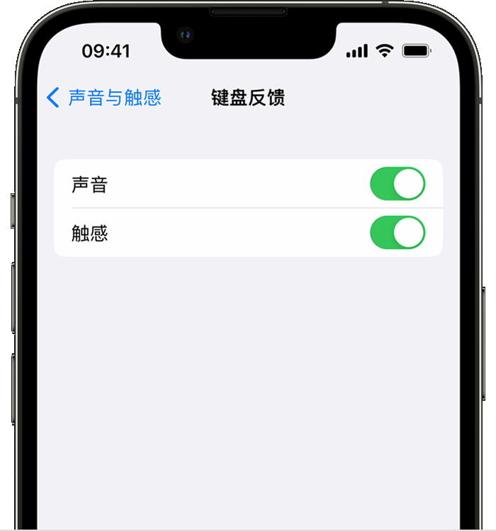 华池苹果14维修店分享如何在 iPhone 14 机型中使用触感键盘 