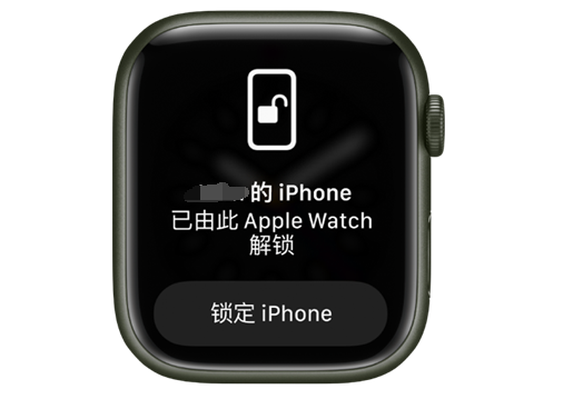 华池苹果手机维修分享用 AppleWatch 解锁配备面容 ID 的 iPhone方法 