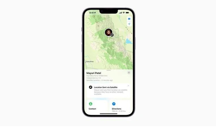 华池苹果14维修分享iPhone14系列中 FindMy功能通过卫星分享位置方法教程 