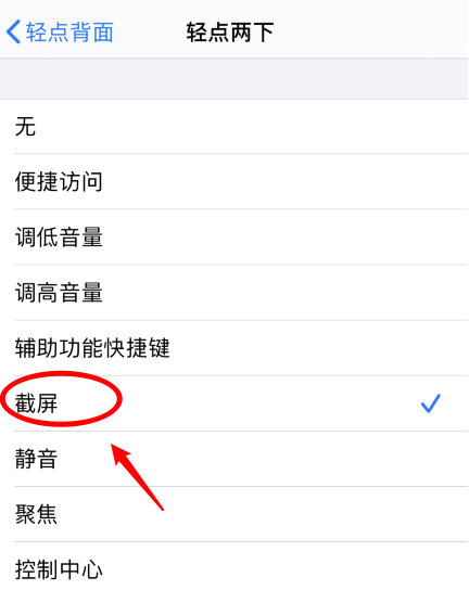 华池苹果手机维修分享iPhone12如何启用双击截屏 